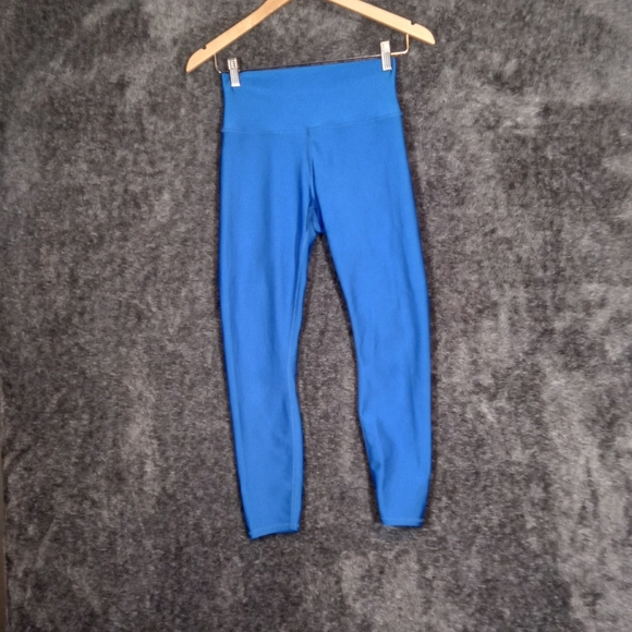 Alo yoga blue women's leggings size Medium women - Picture 3 of 6
